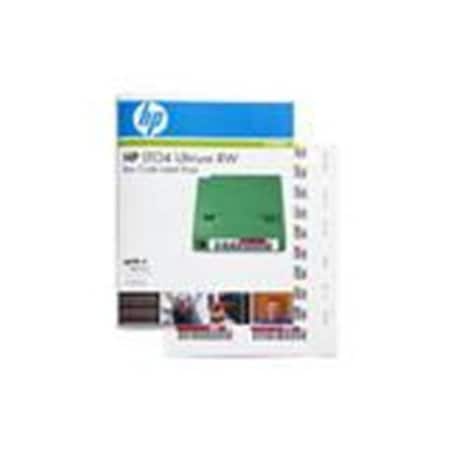 Hp HP LTO4 Ultrium RW Bar Code Label Pack Q2009A
